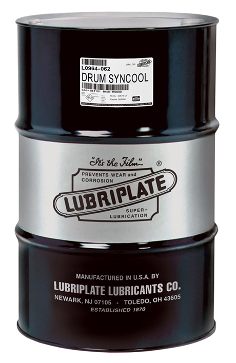 LUBRIPLATE SYNCOOL POLYGLYCOLESTER-BASED, READILY BIODEGRADABLE (PW1), SYNTHETIC AIR COMPRESSOR FLUID L0964-062 (55GL/DRUM)